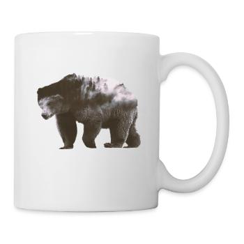 Bär - Tasse - Weiß - Rechts
