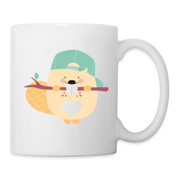 BEAVER BOY - Tasse - Weiß - Rechts
