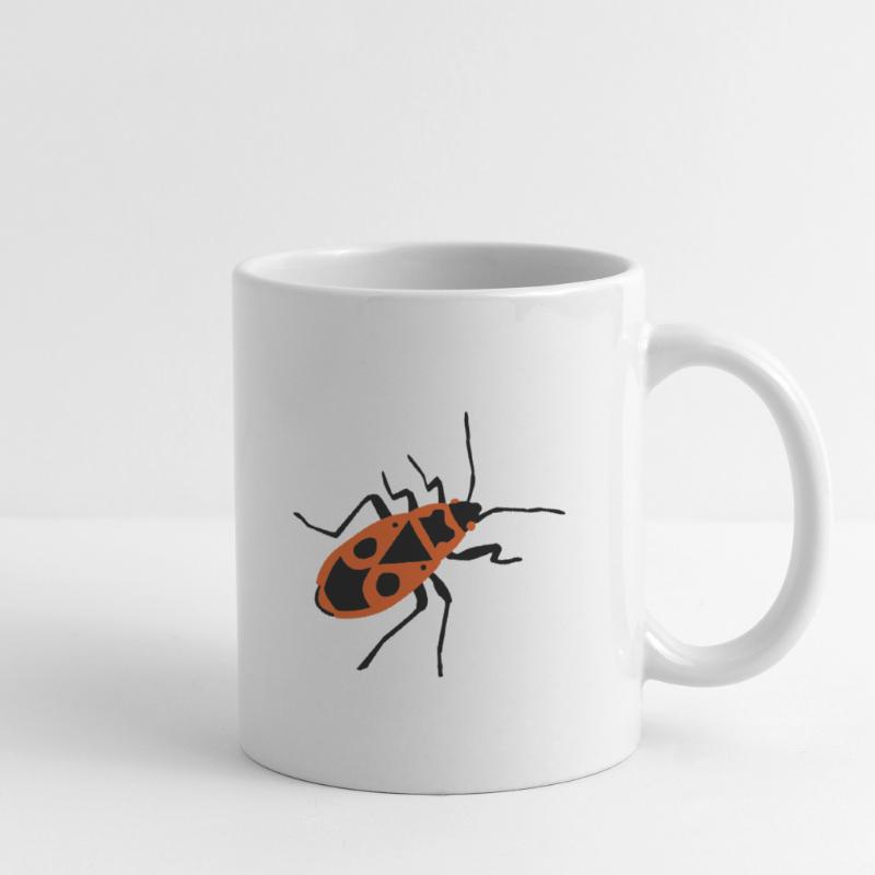 Fire beetle - insect - Firebug Mug