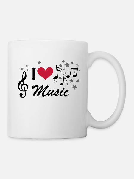 I love Music - Mug - white