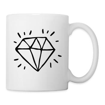 diamond - Mug - white - Right