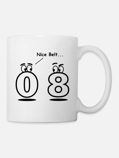 Jolie ceinture - Mug blanc - blanc