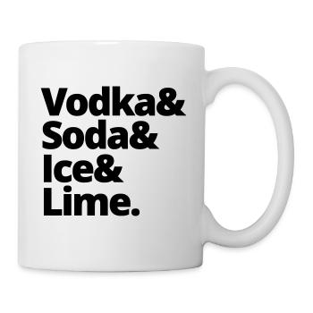 CHEMISE DE CADEAUX DE COCKTAIL DE VODKA DE VODKA DE GLACE DE VODKA SODA - Mug blanc - blanc - Droite