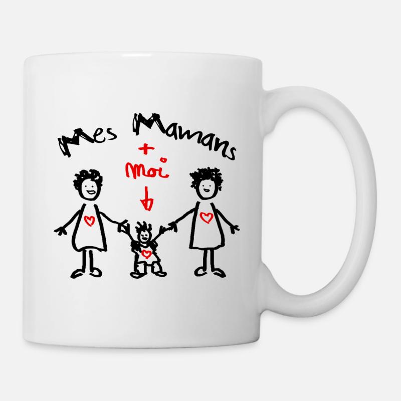 Mes_mamans__moi - Mug - white