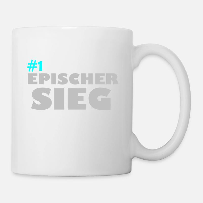 Epischer Sieg - Tasse - Weiß