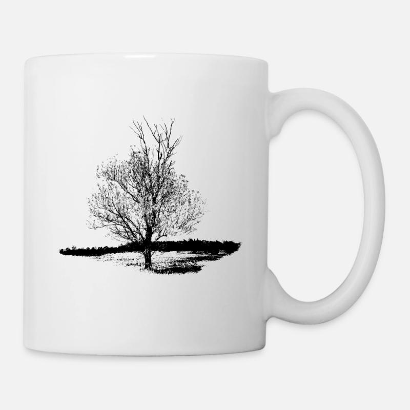 Baum #001 - Tasse - Weiß