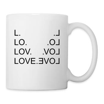 LOVE. - Tasse - Weiß - Rechts