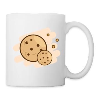 Chocolate biscuits Delicious design - Mug - white - Right