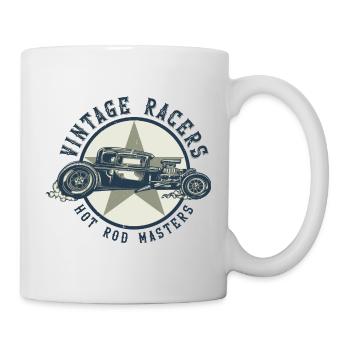 vintage racer Hotrod Hot Rod champion - Mug - white - Right