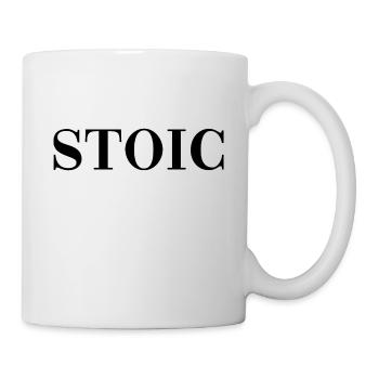 Stoic Stoa philosophy gift - Mug - white - Right