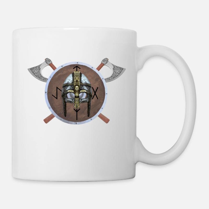VIKING HELM - Mug blanc - blanc