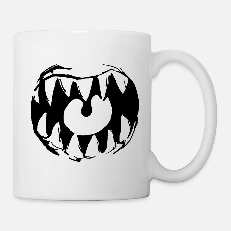 Große Klappe - Tasse - Weiß