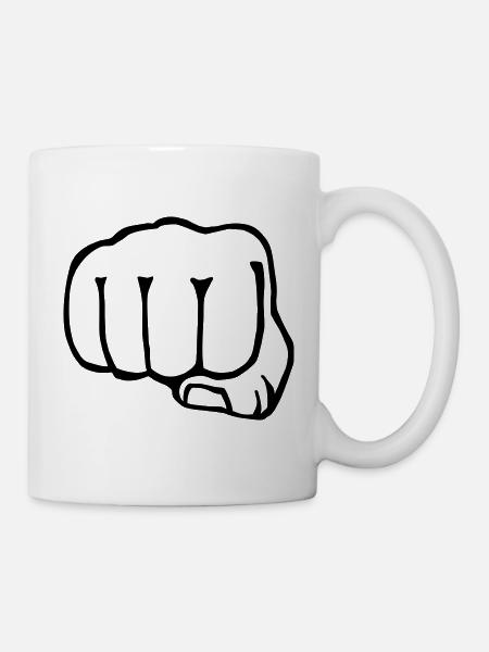 brother fist - box - Mug - white