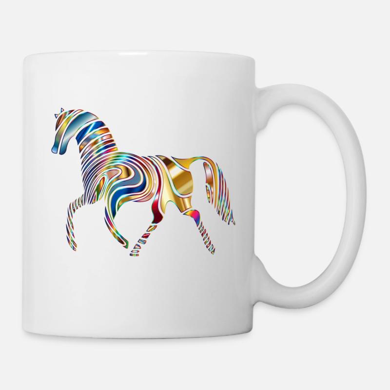 Pferd - Tasse - Weiß