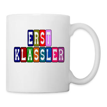 Erste Schultag Erster Erster schultag Erste Klasse - Tasse - Weiß - Rechts