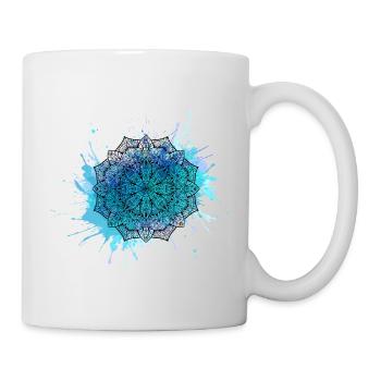 Mandala - Tasse - Weiß - Rechts