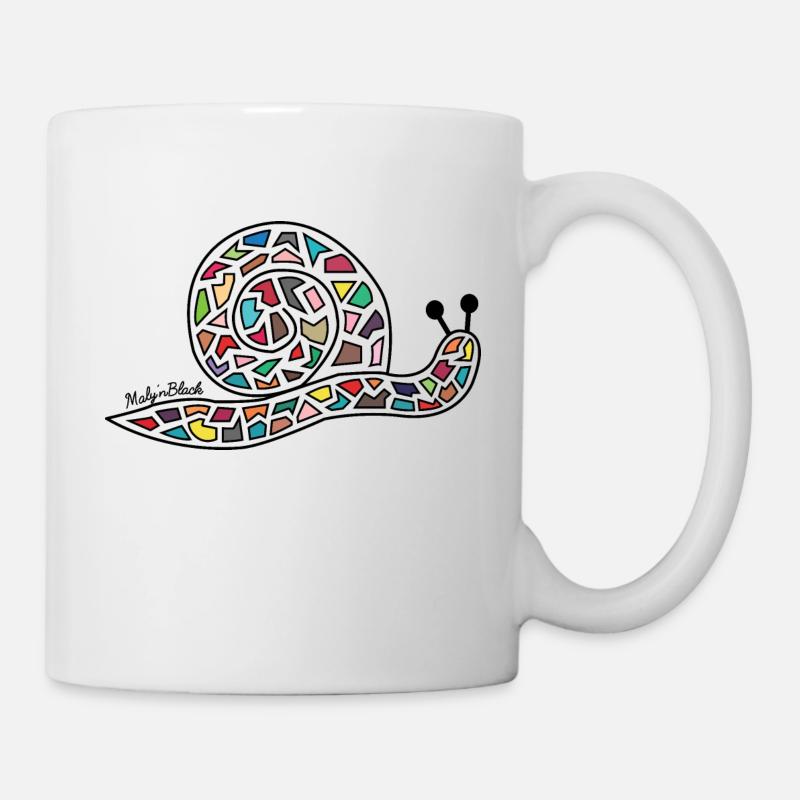 Escargot - Mug blanc - blanc