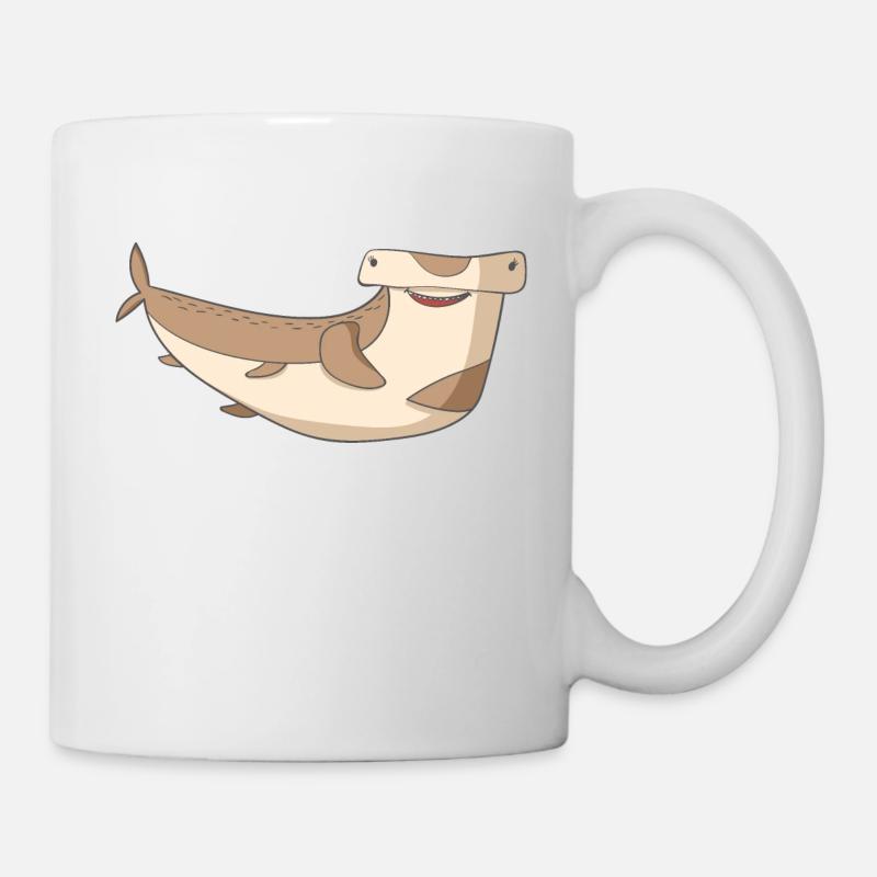 Hammerhai Lustig - Tasse - Weiß