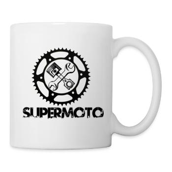 Supermoto - Tasse - Weiß - Rechts
