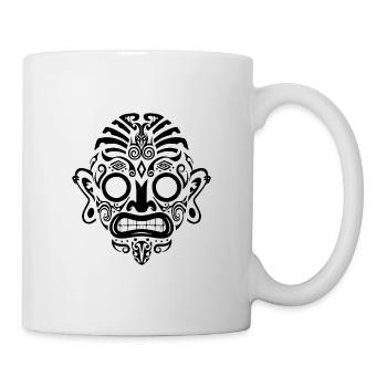 Maori (fond clair) - Mug blanc - blanc - Droite