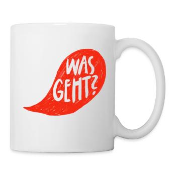 Was Geht? - Tasse - Weiß - Rechts