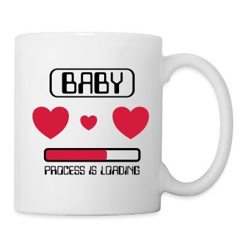 Baby Process is loading - Tasse - Weiß - Rechts