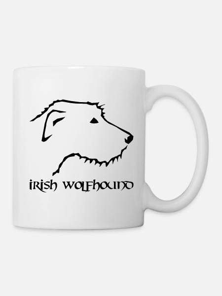 Irish Wolfhound - Mug - white