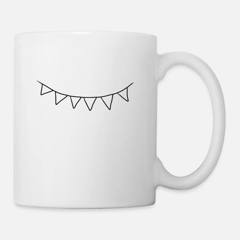pennant - Mug - white