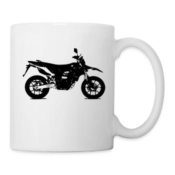 Supermoto - Tasse - Weiß - Rechts