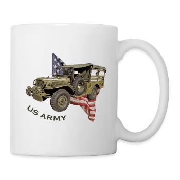 US Army Car - Tasse - Weiß - Rechts