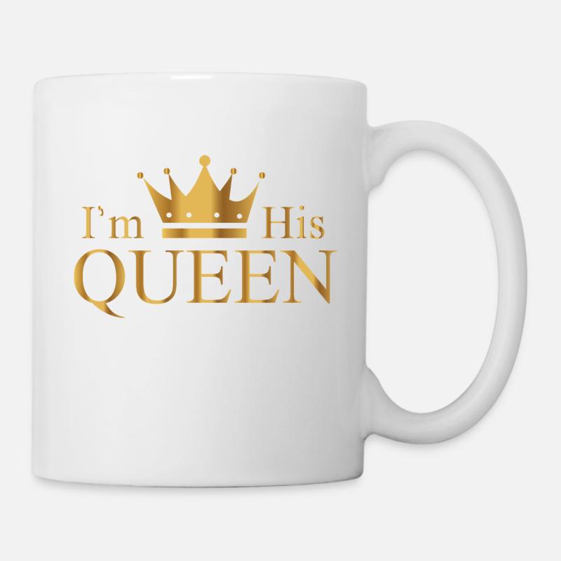i’m His Queen Dames - Mug blanc - blanc
