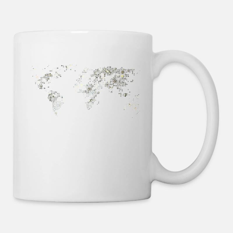 World map - Mug - white