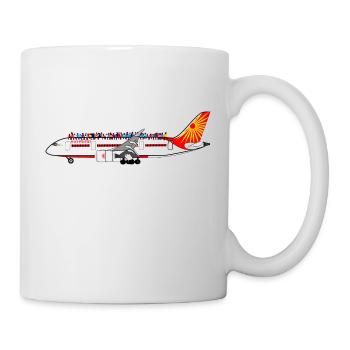 plane - Mug - white - Right
