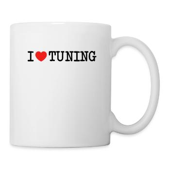 I love Tuning Ich liebe Motorsport Lustig Turbol - Tasse - Weiß - Rechts