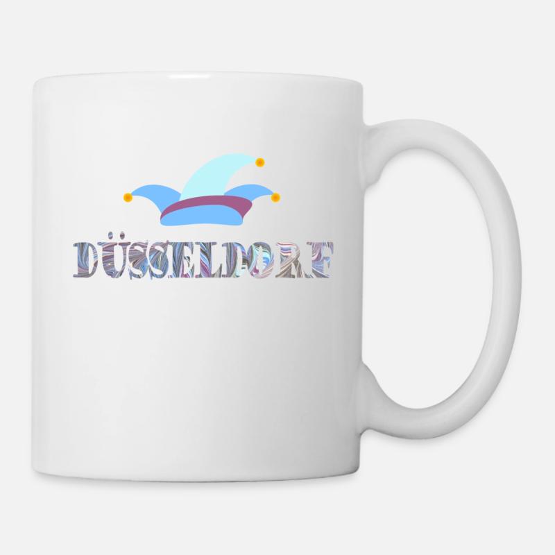 düsseldorf karneval e 105 - Tasse - Weiß