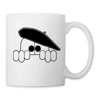 Bearnais seul - Mug blanc - blanc - Droite