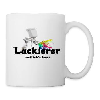 Lackierer - Tasse - Weiß - Rechts