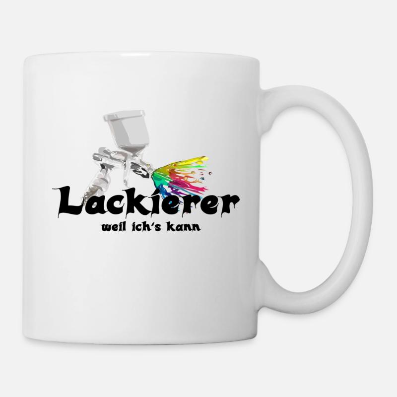 Lackierer - Tasse - Weiß