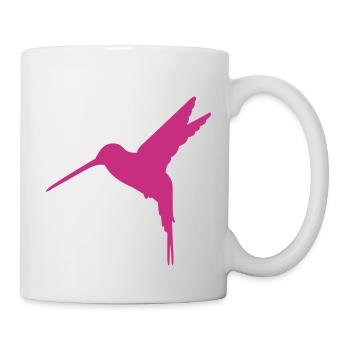 Kolibri Vogel - Tasse - Weiß - Rechts