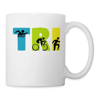 triathlon - Tasse - Weiß - Rechts