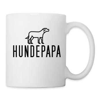 hundepapa - Tasse - Weiß - Rechts