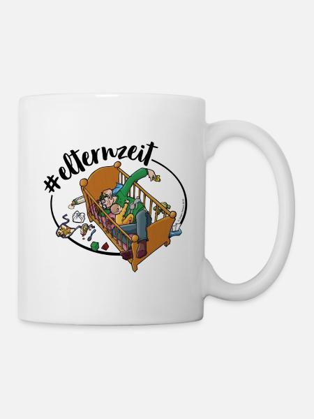 Papa ist in Elternzeit - Tasse - Weiß