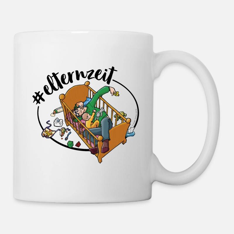 Dad is on parental leave - Mug - white