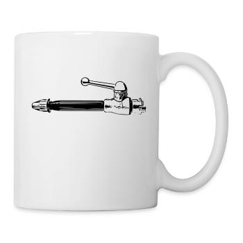 Feuerwehr Spritze - Tasse - Weiß - Rechts