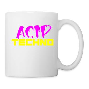 acid techno - Mug - white - Right