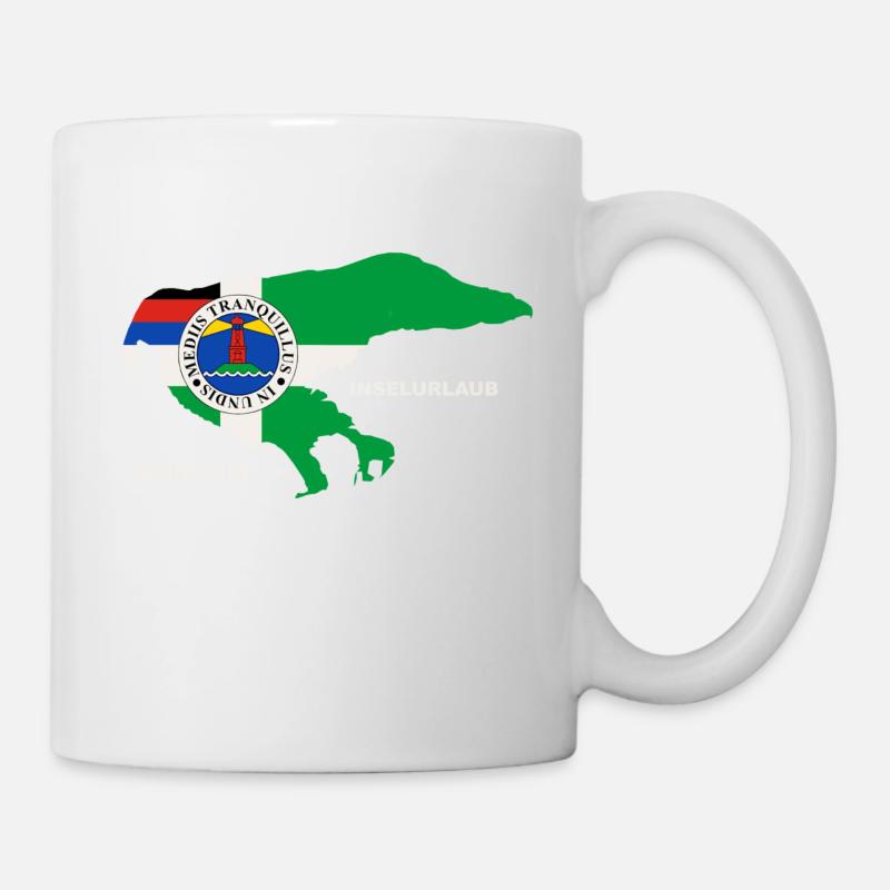 Borkum Urlaub Nordsee Holiday - Tasse - Weiß