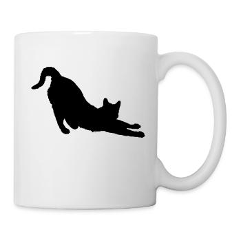 yogaCat - Tasse - Weiß - Rechts