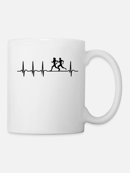 Running - Tasse - Weiß