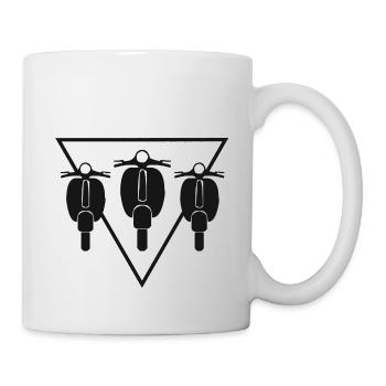 Scooter Scooter Moped Schwalbe Italy Gift - Mug - white - Right