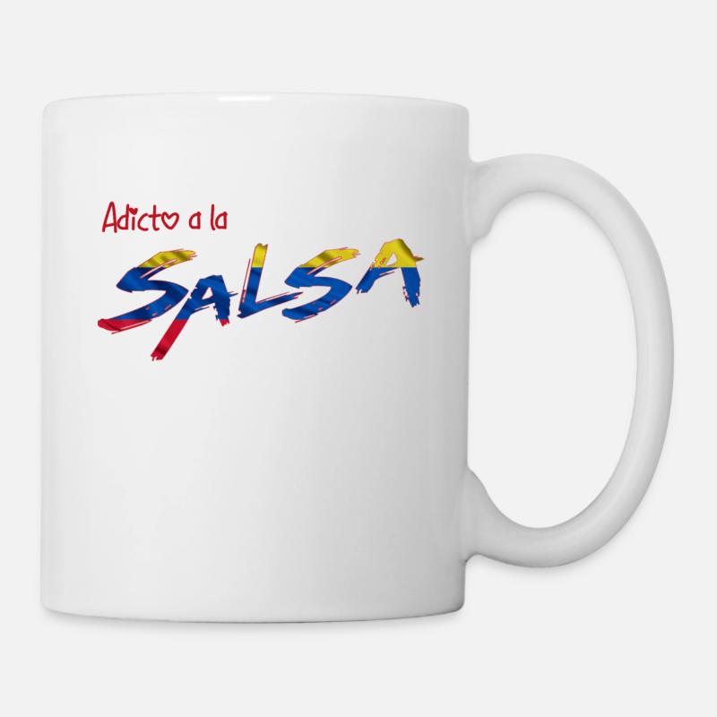 Adicto has salsa Colombia - Mug - white